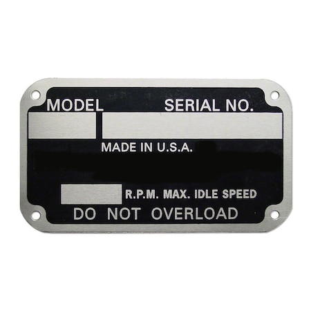 Aftermarket Serial Number Tag Fits International Harvester EARLY STYLE 1939-1949 SHN20-0252